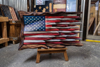 Handcrafted Battle-Worn Flag